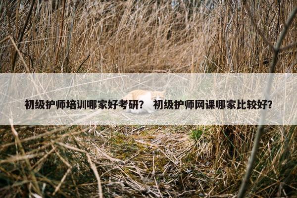初级护师培训哪家好考研？ 初级护师网课哪家比较好？