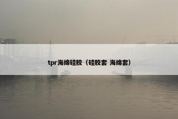 tpr海绵硅胶（硅胶套 海绵套）