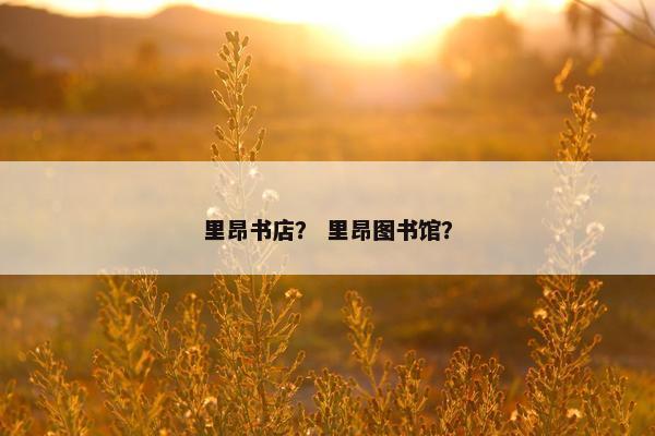 里昂书店？ 里昂图书馆？