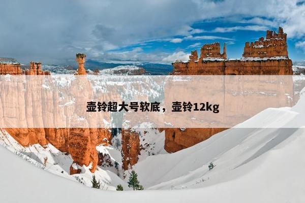 壶铃超大号软底，壶铃12kg