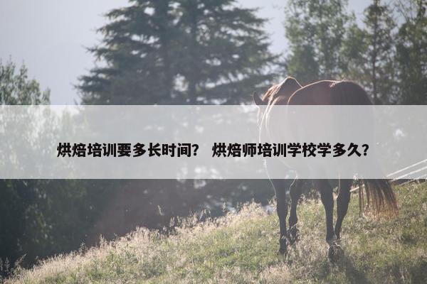 烘焙培训要多长时间? 烘焙师培训学校学多久? 烘焙培训要多长时间? 烘焙师培训学校学多久?