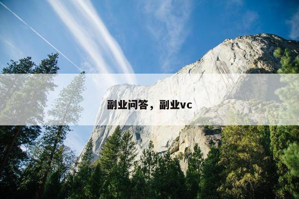 副业问答，副业vc