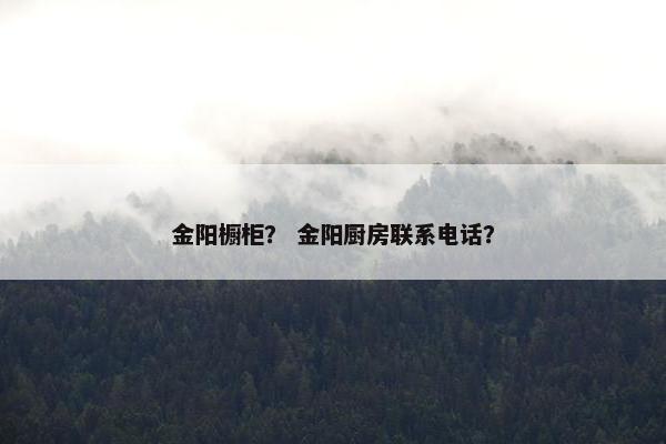 金阳橱柜？ 金阳厨房联系电话？