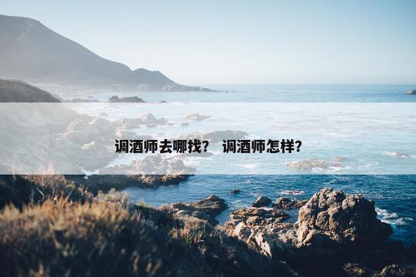 调酒师去哪找? 调酒师怎样? 调酒师去哪找? 调酒师怎样?
