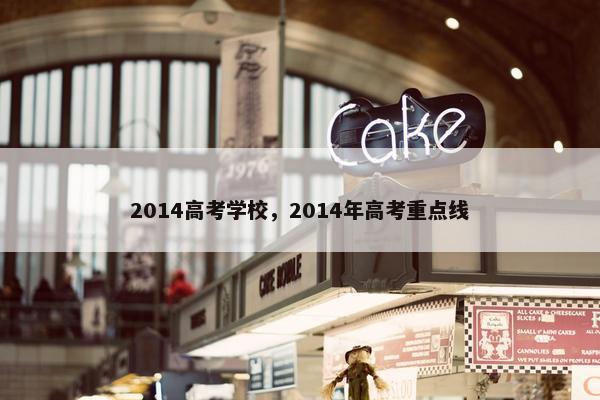 2014高考学校，2014年高考重点线