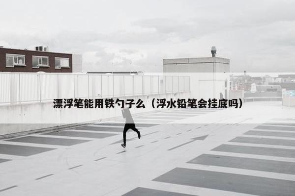 漂浮笔能用铁勺子么（浮水铅笔会挂底吗）