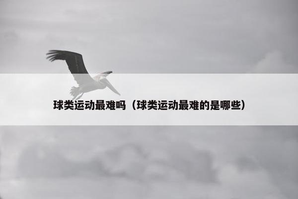 球类运动最难吗（球类运动最难的是哪些）