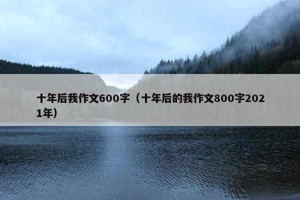 十年后我作文600字（十年后的我作文800字2021年）