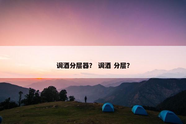 调酒分层器? 调酒 分层? 调酒分层器? 调酒 分层?
