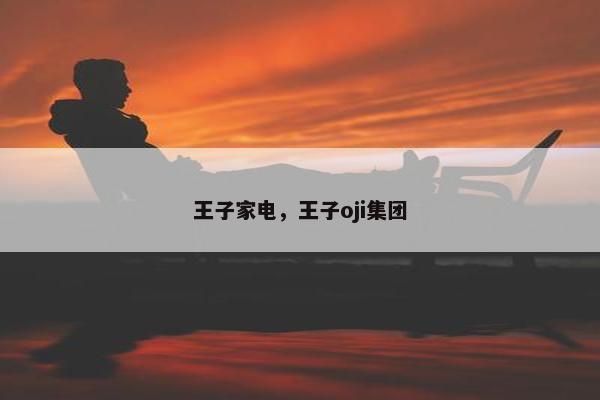 王子家电，王子oji集团