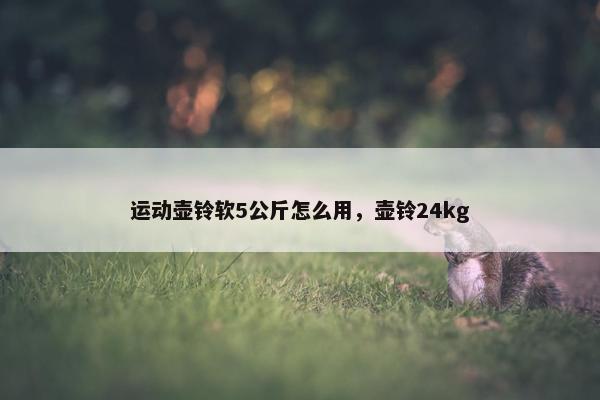 运动壶铃软5公斤怎么用，壶铃24kg