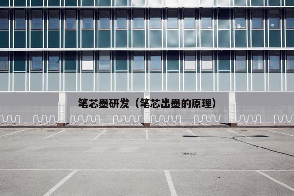 笔芯墨研发(笔芯出墨的原理) 笔芯墨研发(笔芯出墨的原理)