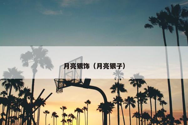 月亮银饰(月亮银子) 月亮银饰(月亮银子)