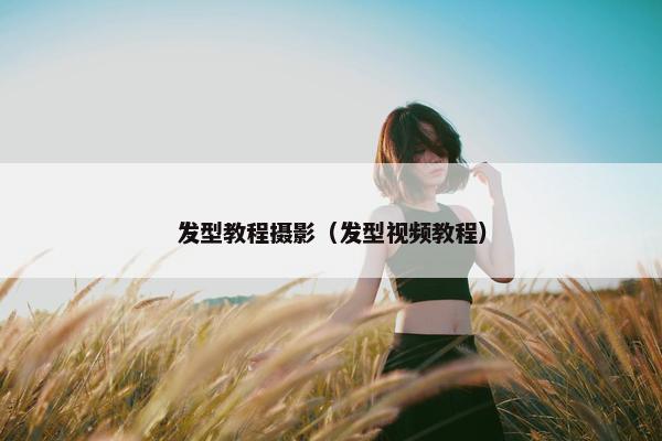 发型教程摄影(发型视频教程) 发型教程摄影(发型视频教程)