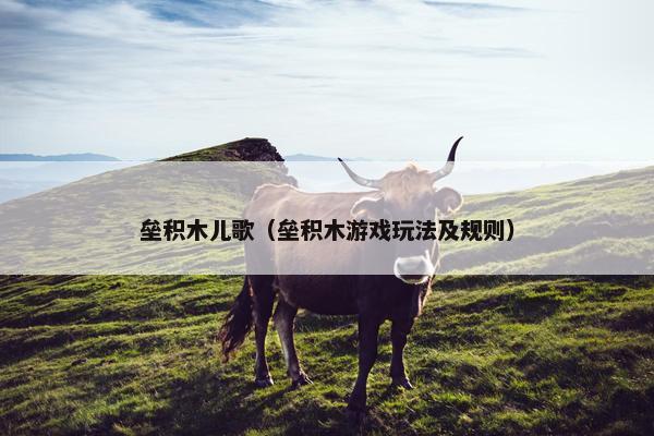 垒积木儿歌（垒积木游戏玩法及规则）