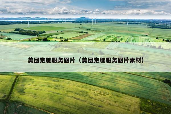 美团跑腿服务图片（美团跑腿服务图片素材）