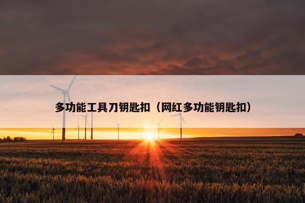 多功能工具刀钥匙扣（网红多功能钥匙扣）