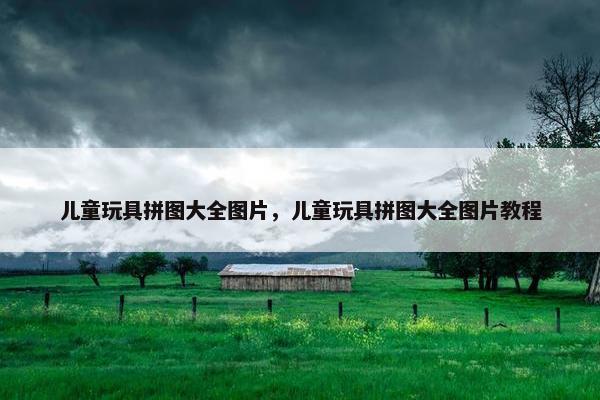 儿童玩具拼图大全图片，儿童玩具拼图大全图片教程