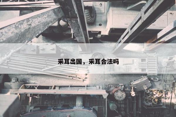 采耳出国，采耳合法吗