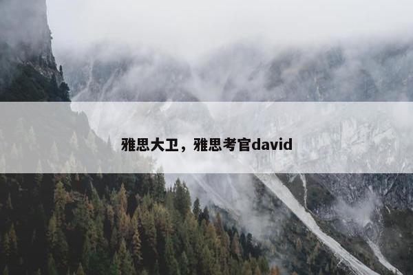 雅思大卫，雅思考官david