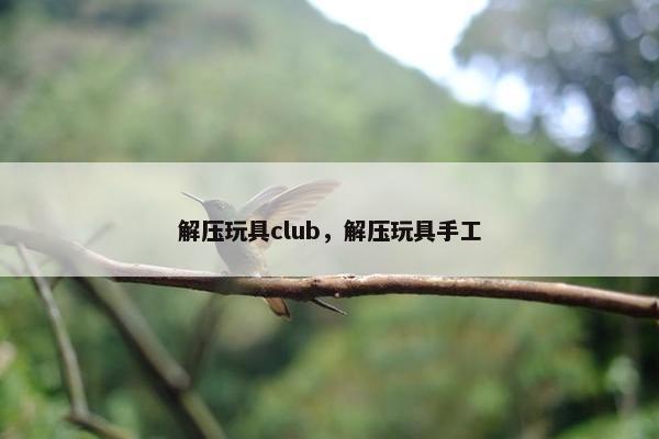 解压玩具club,解压玩具手工 解压玩具club,解压玩具手工