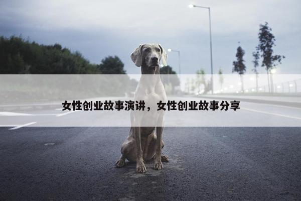 女性创业故事演讲，女性创业故事分享