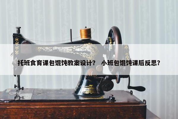 托班食育课包馄饨教案设计？ 小班包馄饨课后反思？