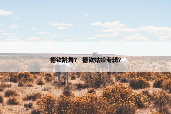 德钦跳舞？ 德钦姑娘专辑？