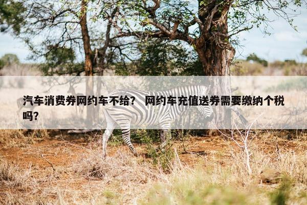 汽车消费券网约车不给？ 网约车充值送券需要缴纳个税吗？