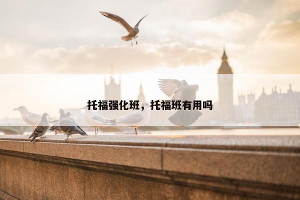 托福强化班，托福班有用吗