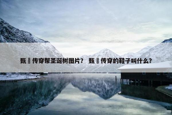 甄嬛传穿帮圣诞树图片？ 甄嬛传穿的鞋子叫什么？