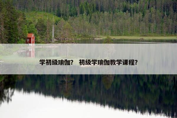 学初级瑜伽？ 初级学瑜伽教学课程？