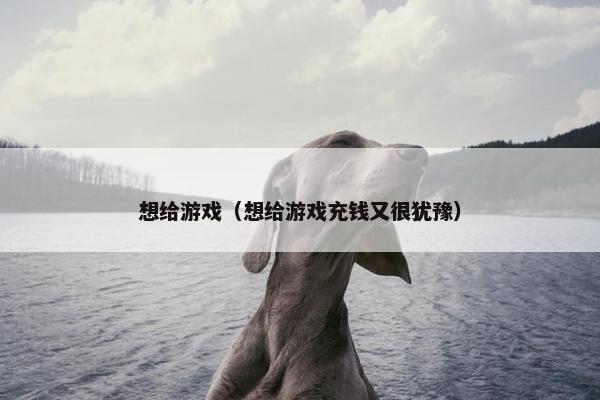 想给游戏(想给游戏充钱又很犹豫) 想给游戏(想给游戏充钱又很犹豫)