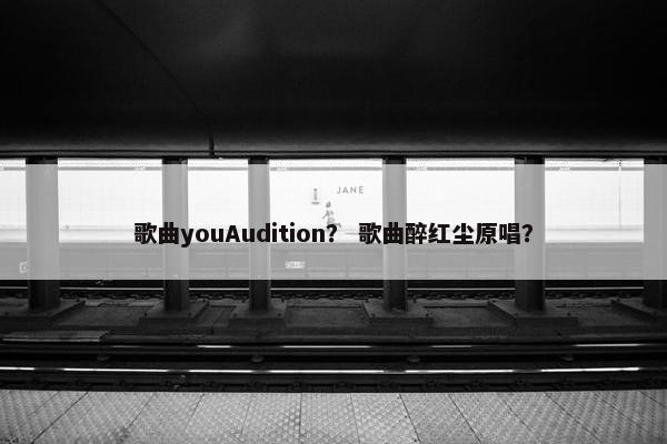 歌曲youAudition？ 歌曲醉红尘原唱？