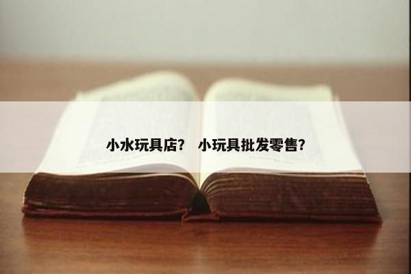小水玩具店？ 小玩具批发零售？