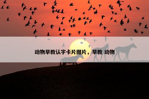 动物早教认字卡片图片,早教 动物 动物早教认字卡片图片,早教 动物