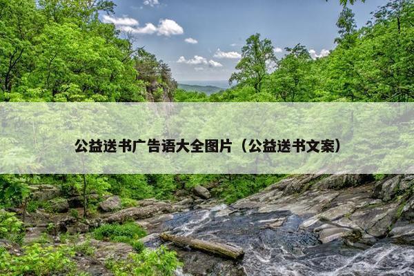 公益送书广告语大全图片（公益送书文案）