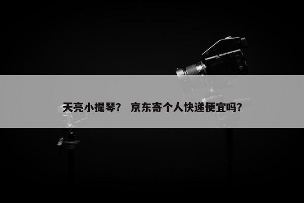 天亮小提琴？ 京东寄个人快递便宜吗？