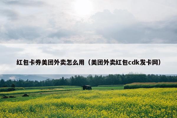 红包卡券美团外卖怎么用(美团外卖红包cdk发卡网) 红包卡券美团外卖怎么用(美团外卖红包cdk发卡网)