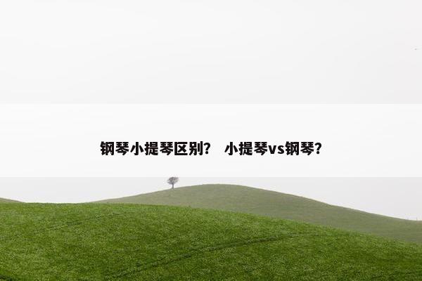 钢琴小提琴区别? 小提琴vs钢琴? 钢琴小提琴区别? 小提琴vs钢琴?