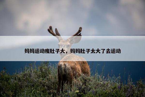 妈妈运动瘦肚子大,妈妈肚子太大了去运动 妈妈运动瘦肚子大,妈妈肚子太大了去运动