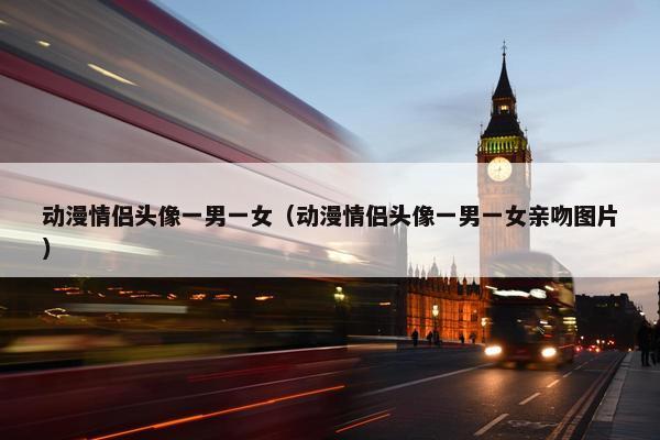 动漫情侣头像一男一女（动漫情侣头像一男一女亲吻图片）