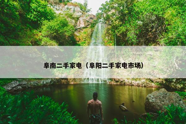 阜南二手家电（阜阳二手家电市场）