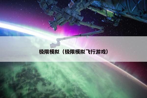 极限模拟（极限模拟飞行游戏）