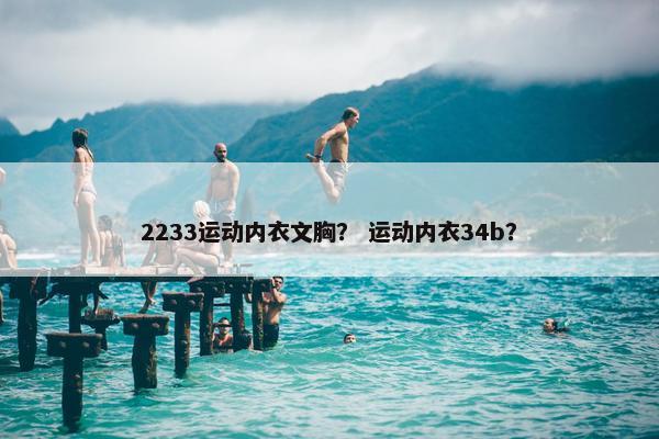 2233运动内衣文胸？ 运动内衣34b？