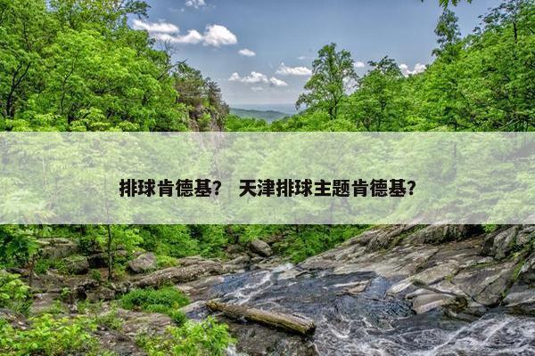 排球肯德基？ 天津排球主题肯德基？