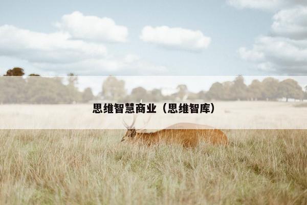 思维智慧商业(思维智库) 思维智慧商业(思维智库)