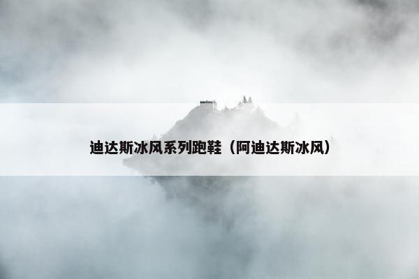 迪达斯冰风系列跑鞋（阿迪达斯冰风）