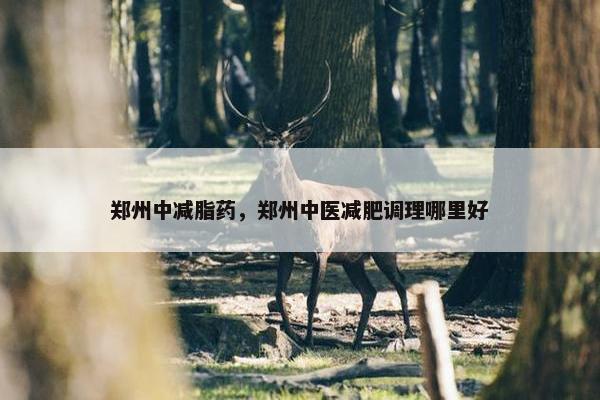 郑州中减脂药，郑州中医减肥调理哪里好