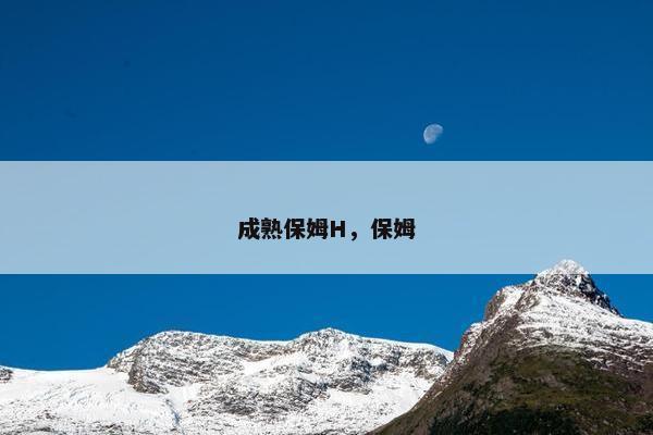 成熟保姆H，保姆